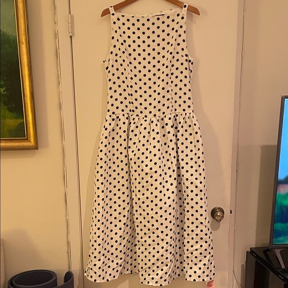 PrettyLittleThing Black and White Polka Dot dress - Picture 6 of 7